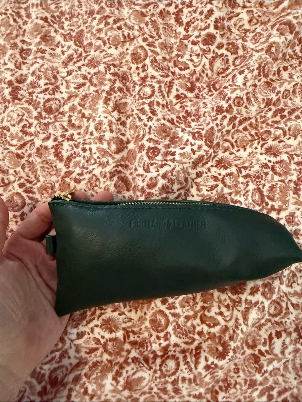 Portland Leather Forest Pencil Pouch